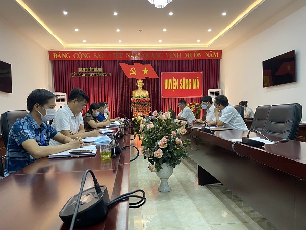 Công ty Điện lực Sơn La làm việc huyện Sông Mã, Sốp Cộp
